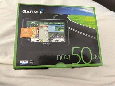 Garmin Nuvi 50LM 5" GPS Navigation System Bundle Lifetime Maps - Image 1 of 4