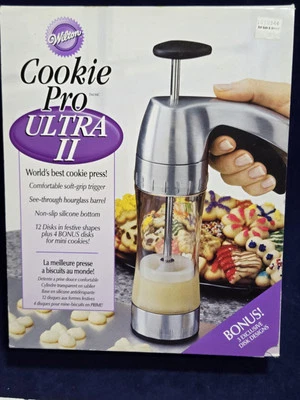 Prensa de galletas Wilton Cookie Pro Ultra II ~ Juego completo, nunca usada - A2127 Foto 1 de 4