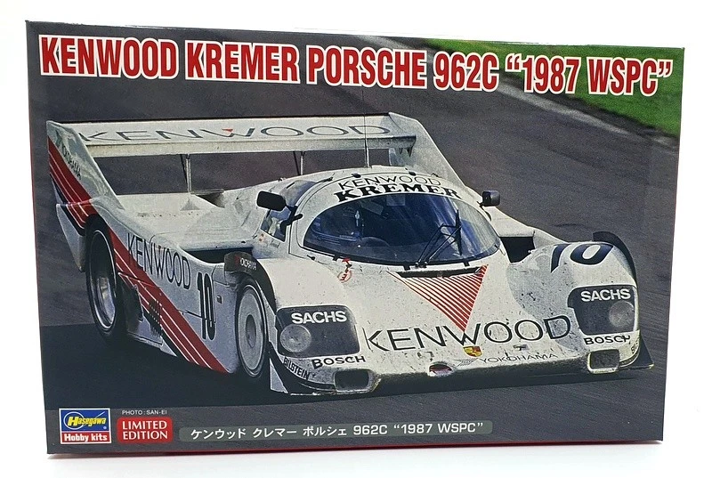 Hasegawa Kits 1/24 Scale 20698 - Kenwood Kremer Porsche 962C 1987 WSPC - Image 1 of 4