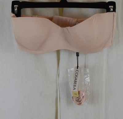 Sujetador sin tirantes Cosabella Evolution para mujer rosa nude talla 30D Foto 1 de 4