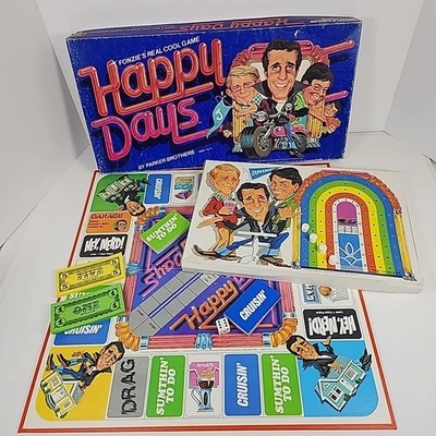 Happy Days Fonzie's Real Cool Board Game (Incomplete) 1976 Parker Brothers - Image 1 of 4