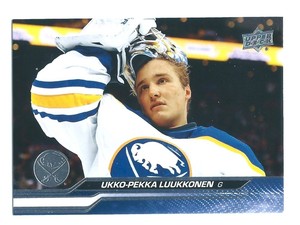 2023-24 Upper Deck Series 1 Hockey Ukko-Pekka Luukkonen Buffalo Sabres