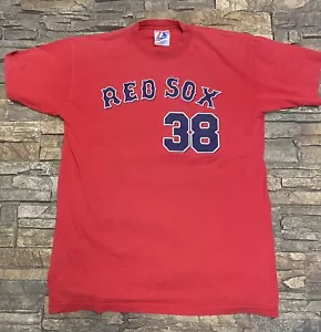 Vintage Boston Red Sox / Curt Schilling #38 Player T-Shirt Fits M Red - Picture 1 of 7