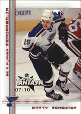 2000-01 (HKY) BAP Memorabilia NHL All-Star Fantasy Ruby #241 Marty Reasoner
