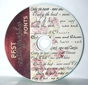 400 GREAT CALLIGRAPHY FONTS INCLUDING WEDDING & HANDWRITTEN - FOR WINDOWS - Picture 1 of 3