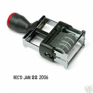 COSCO 2000 PLUS SELF INKING DATE PHRASE STAMP for dates 2004 to 2009 with phrase - Picture 1 of 1