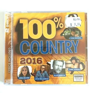 100 % Country 2016 2-Disc CD [PA] Blake Shelton, Hunter Hayes & mehr (neu versiegelt) - Bild 1 von 2