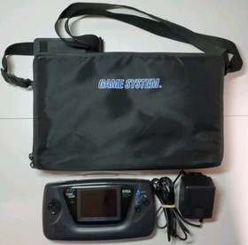 SEGA Game Gear Handheld Console Model 2110G W Power Cord & Bag Read Description