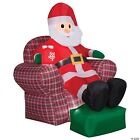 Airblown  Santa In Recliner Scene 6 Ft. Inflatable Christmas Outdoor Yard Decor