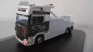 Oxford Truck Scania Topline Smiths Heavy Haulage Wrecker Tow Truck 1:76 Code 3 - Picture 1 of 3