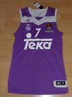 Real Madryt Luka Doncic #7 NBA Euroleague Autentyczna koszulka do koszykówki M S Jersey