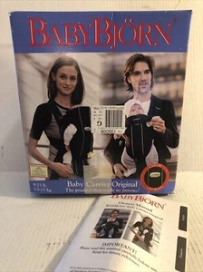 BABYBJÖRN Baby Björn Original Baby Carrier for Babies 8-25 lbs Black - Picture 1 of 6