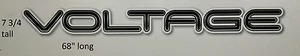 LARGE VOLTAGE by DUTCHMEN RV MOTORHOME CAMPER LOGO LEGEND DECAL MULTI COLOR 68X7 - Bild 1 von 2