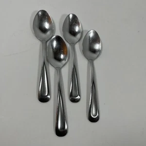 4 Oneida Sand Dune Satin Stainless Teaspoons 6 1/8” - Picture 1 of 4