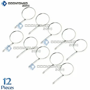 ODM 12 Pcs Dental Mouth Mirror heads Cone Socket # 5 Plain - Stainless Steel - Picture 1 of 3