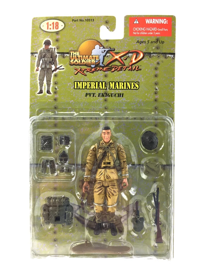 ❀ Figura 1:18 21st Century Toys Ultimate Soldier Segunda Guerra Mundial Marines Imperiales Japoneses Foto 1 de 1