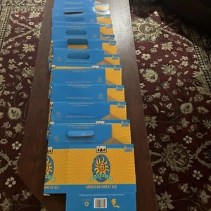 12 Bell’s Brewery Oberon American Wheat Ale Six Pack Holders - Imagen 1 de 3