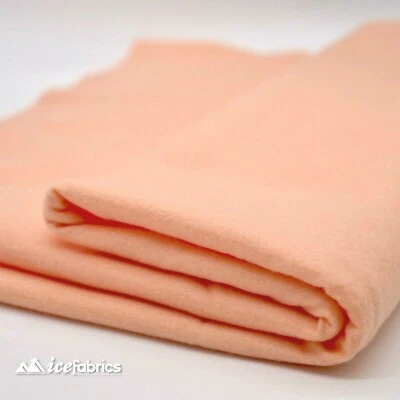 Peach ACRYLIC FELT FABRIC By The Yard _72" WIDE_ Thick and Soft Felt Fabric - Image 1 of 4