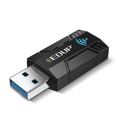1300Mbps USB WiFi Adapter USB3.0 Wireless Dongle Dual Band 802.11ac Network Card - Image 1 of 4