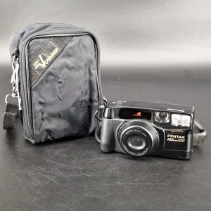 Vintage Pentax IQZoom 900 Point & Shoot 35mm Film Camera w/Bag Not Tested - Picture 1 of 10