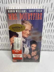 Mrs. Doubtfire VHS Factory Sealed FOX Watermarked Robin Williams Sally Field - Picture 1 of 5