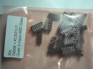 30x 74S08 = KC531LI1 Quad 2-Input AND Gate #8L - Picture 1 of 2