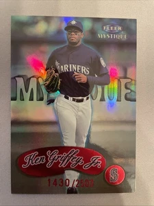 Ken Griffey Jr 1999 Fleer Mystique Red Foil Refractor #151 Mint!! 1430/2500 - Picture 1 of 11