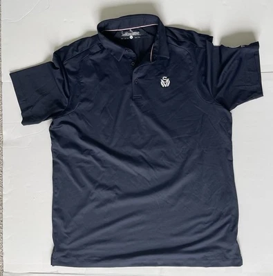 Camisa polo de golf Boston Scott para hombre L azul Kasey Hope invitational elástica Foto 1 de 4