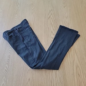 Levi's 725 High Rise Bootcut Jeans Damen Gr. 28 Black Wash Stretch Denim - Bild 1 von 11