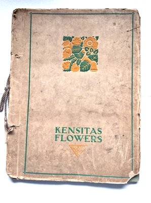 Collection sixty Kensitas cigarette silk flower cards housed in original album - Image 1 of 4