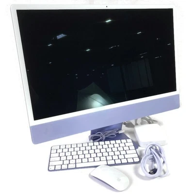 Apple A2438 M1 24" 2021 iMac Oct Core M1 3.2GHz 16GB 512GB SSD w/ KB&M & Power - Image 1 of 4