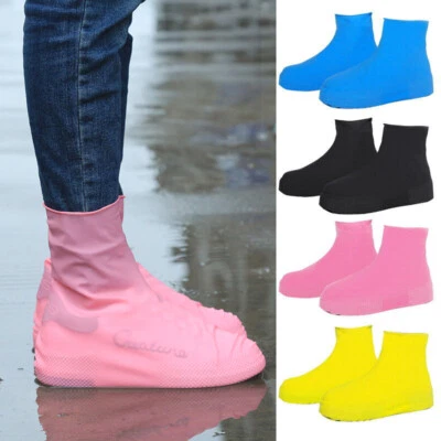 Reusable Silicone Non Slip Rain Waterproof Boot Shoe Cover Overshoes Outdoor - Image 1 of 4