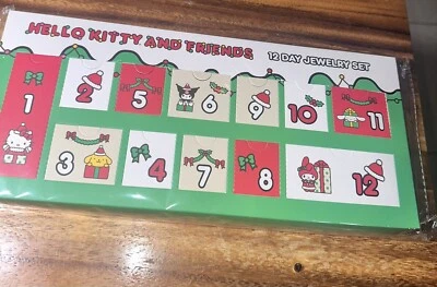 HELLO KITTY & Friends Jewelry 12 Day Advent Calendar-bracelet/earrings/necklace - Image 1 of 4