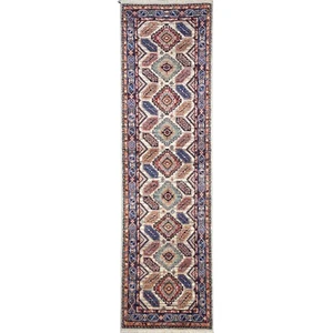 Handmade (2'7" x 9'9") Qashqai Tribal Afghan Oriental Soft Wool Runner Rug - Picture 1 of 10
