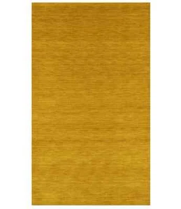 Marigold Solid Hand-Loomed 3X5 Gabbeh Wool Rug Oriental Home Decor Carpet - Picture 1 of 13