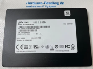Micron 256GB 1100 2.5" SATA III 6G MTFDDAK256TBN MTFDDAK256TBN-1AR1ZABYY - Picture 1 of 1