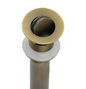 Antique Brass Flip Top Bathroom Sink Basin Waste / Drain With Overflow Gsd007 - Picture 1 of 5