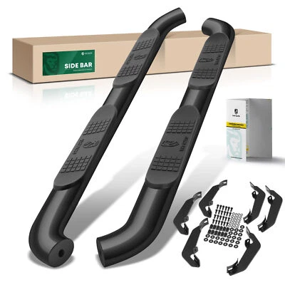 para GMC Canyon Chevrolet Colorado 15-24 Crew Cab Pickup 4" barras de apoio laterais ovais - Imagem 1 de 4