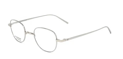 New GIVENCHY GV50017U 016 45-23 145 Silver Titanium Eyeglasses w/ Saddle Bridge - Image 1 of 4