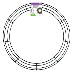FloraCraft Wire Wreath Form 18 inch Green - Picture 1 of 6
