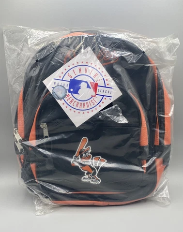 Vintage BALTIMORE ORIOLES BACKPACK MLB Baseball RARE School Books Cover