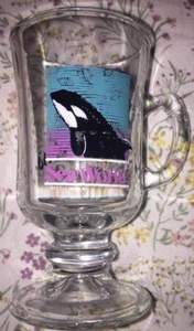 1992 Sea World - Shamu Orca Whale - collectible - Handle Mug/Glass - Picture 1 of 6
