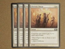 MTG Card - 4 x Glorious Charge - Magic 2013 M13 - Common - NM