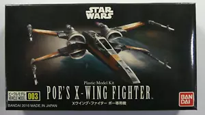 Kit Modelo Bandai Star Wars Poe's X-Wing Star Fighter 003 Nuevo en Caja - Imagen 1 de 2