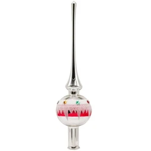 Nostalgie Christbaumspitze Sternenhimmel Ø 7cm - Schatzhauser Christbaumschmuck, - Bild 1 von 3