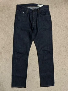 Imogene & Willie Barton Slim Selvedge Herrenjeans Größe 30 x 31 dunkle Waschung hergestellt in den USA - Bild 1 von 19