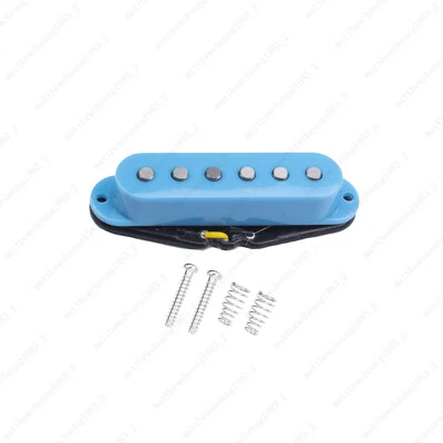 Vintage Single Coil Alnico V Magnet Guitar Neck Middle Bridge Pickup for Strat - Image 1 of 4