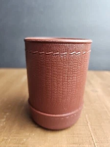 Brown Plastic Yahtzee Shaker Cup Replacement LOWE - Picture 1 of 8