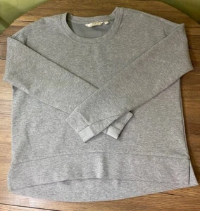 Athleta Gray Coaster Luxe Sweatshirt Medium EUC - Picture 1 of 4