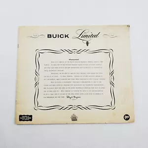 Brochure limitata Buick 1940 serie modelli Floyd Clymer souvenir catalogo ristampa - Foto 1 di 8